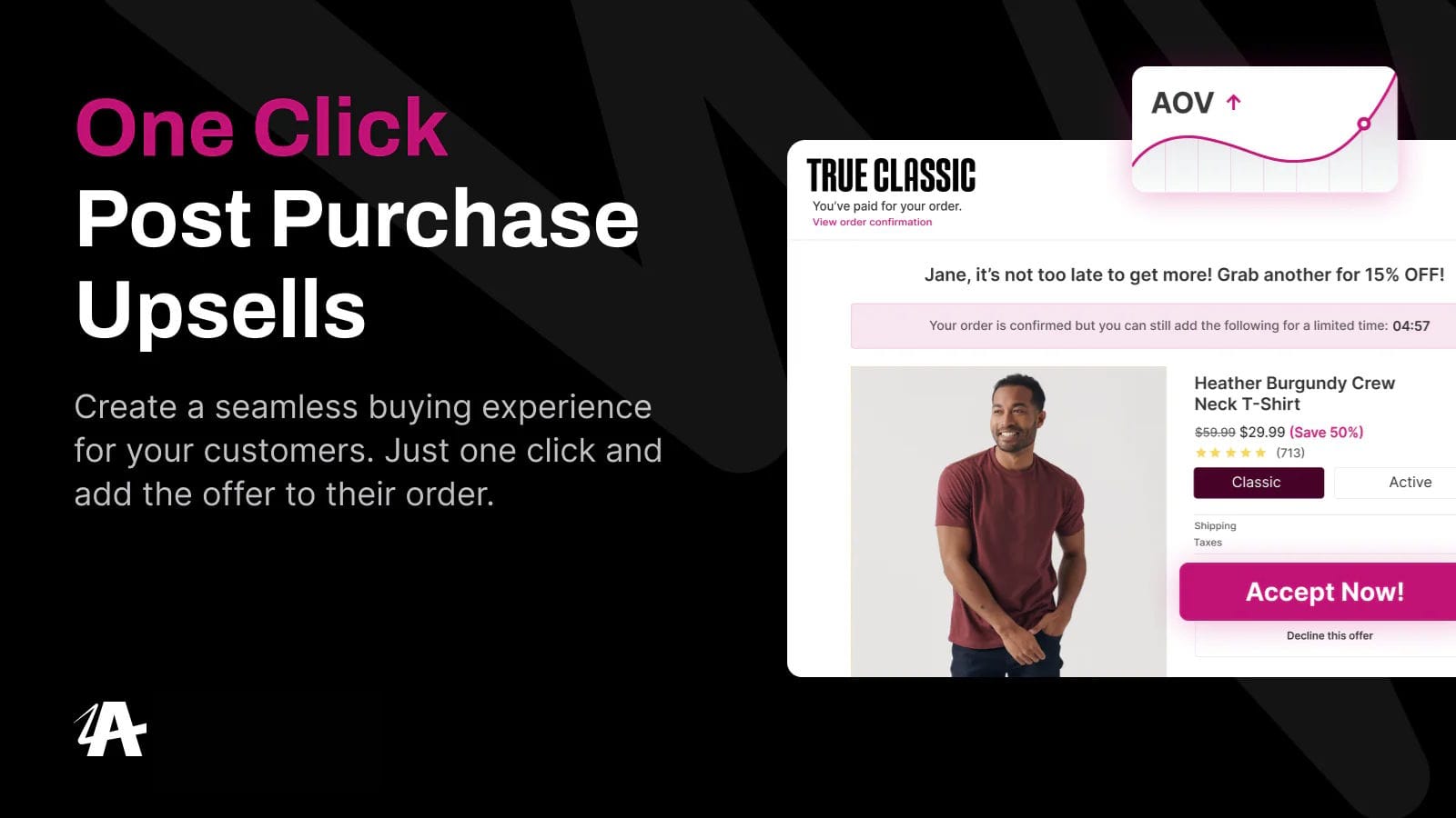Aftersell lets shoppers add complementary products after their initial purchase.