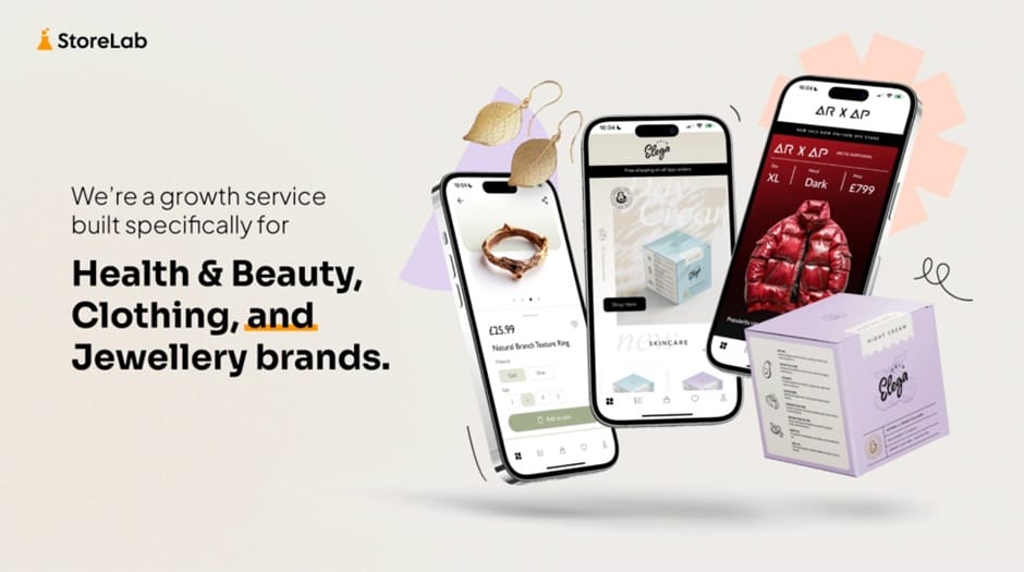 StoreLab turns a Shopify store into a branded iOS and Android shopping app.