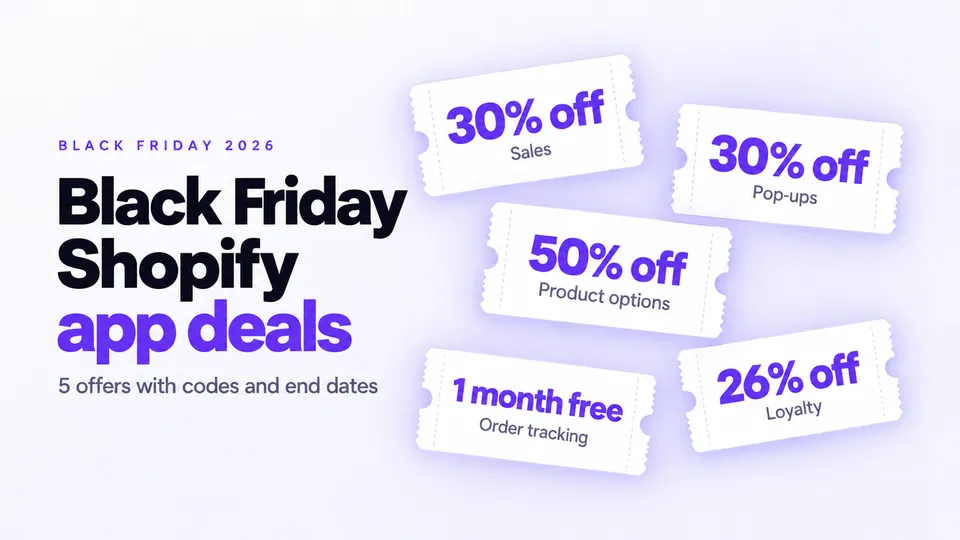 Best Black Friday Shopify App Deals for 2026