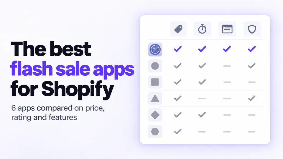 The best flash sale apps for Shopify (2026)